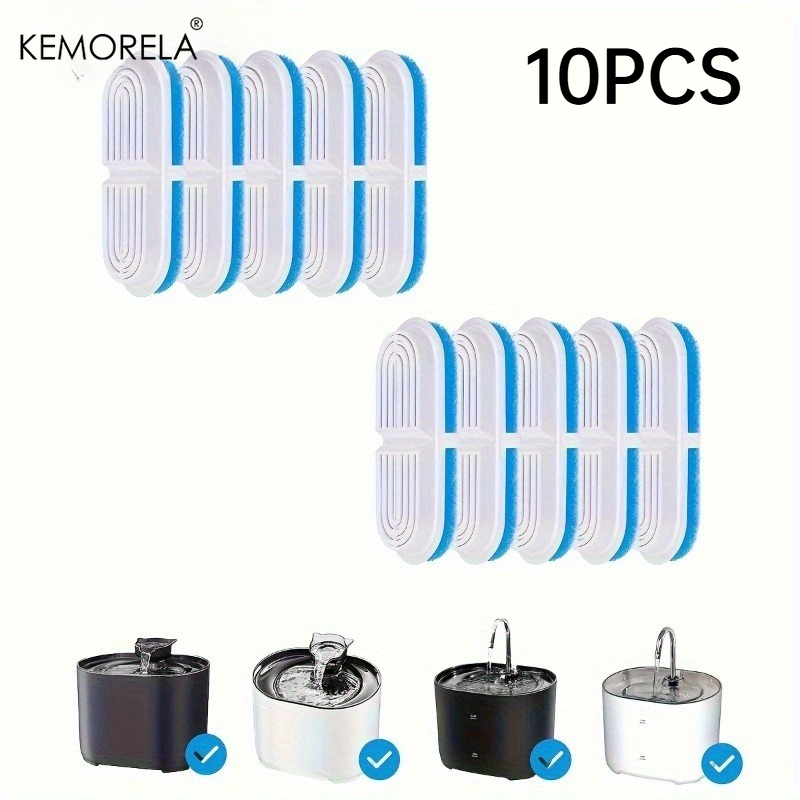 Cat Water Fountain Filter - KEMORELA 6/10/16pcs Pet Water Dispenser Filter