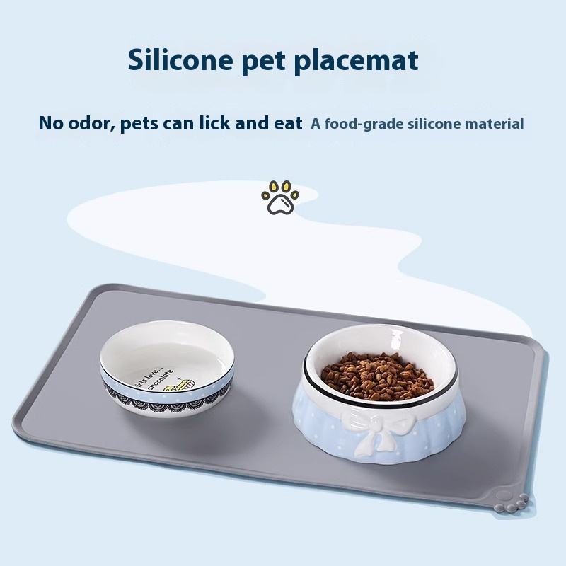 Pet Placemat Cat Dog Feeding M - Pet Supplies Is Food 评论和价格