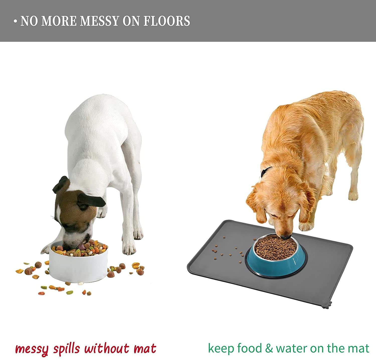 Pet Placemat Cat Dog Feeding M - Pet Supplies Is Food 评论和价格