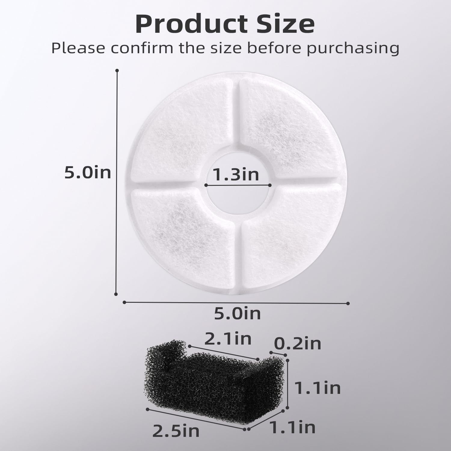 Round Carbon Filters Set Cat D - Cat Water Fountain Filter 评论和价格