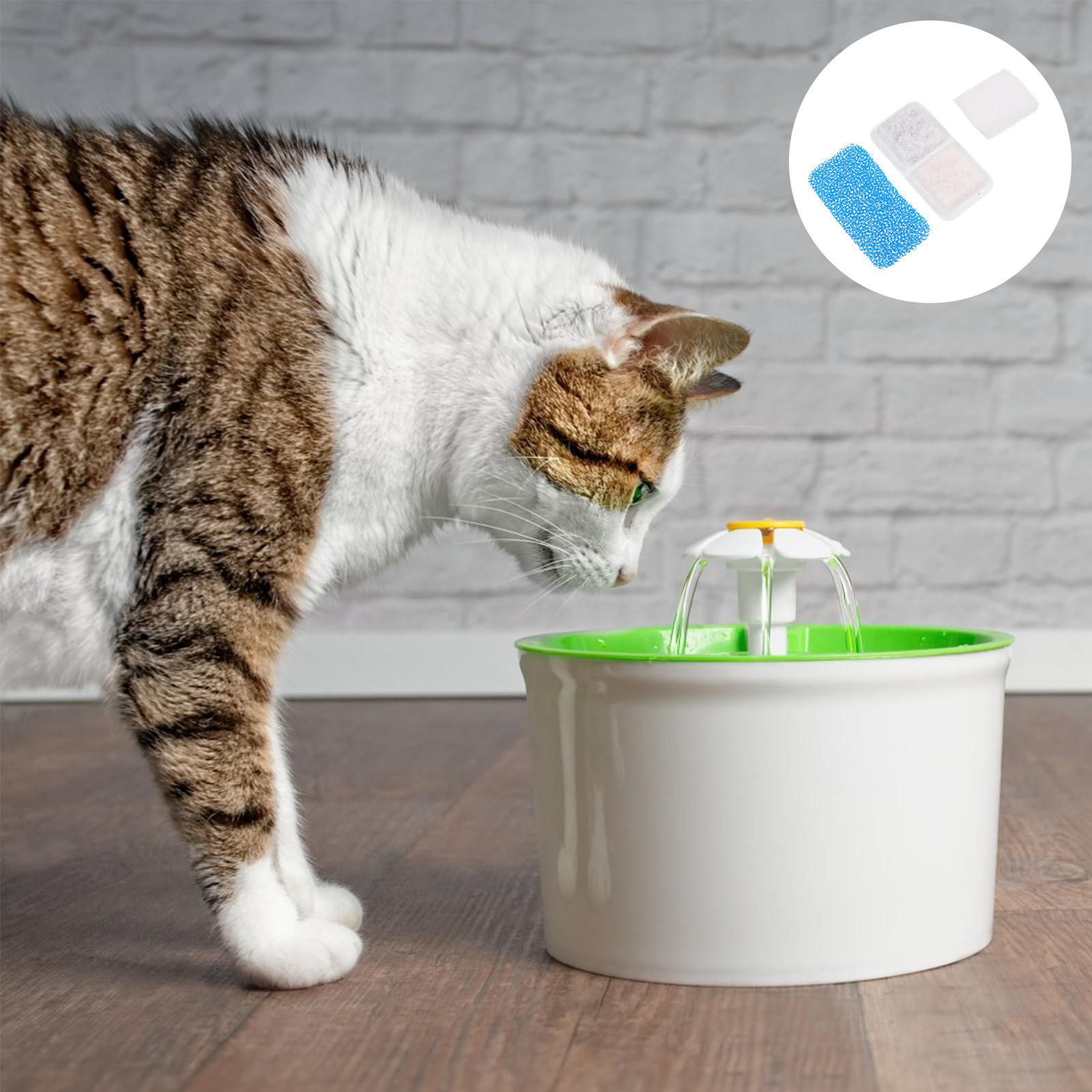24Pcs Replacement Cat Fountain - Cat Water Fountain Filter 评论和价格