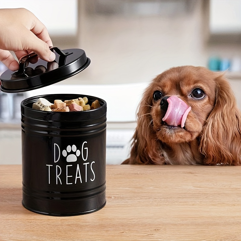 Metal Dog Treat Container Dog  - Pet Supplies Is Food 评论和价格