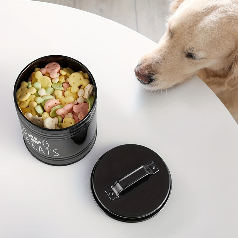 Metal Dog Treat Container Dog  - Pet Supplies Is Food 评论和价格