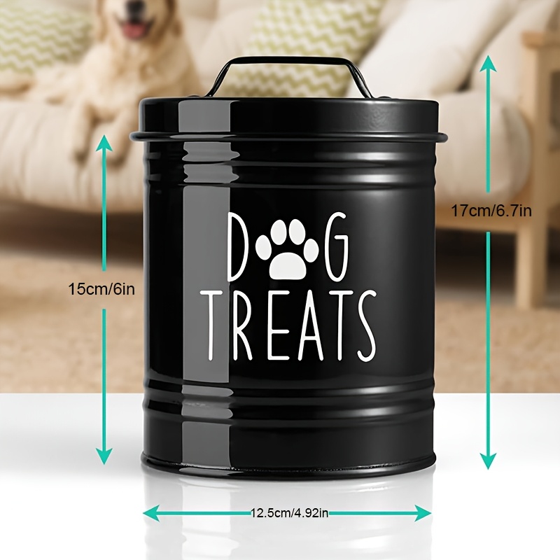 Metal Dog Treat Container Dog  - Pet Supplies Is Food 评论和价格