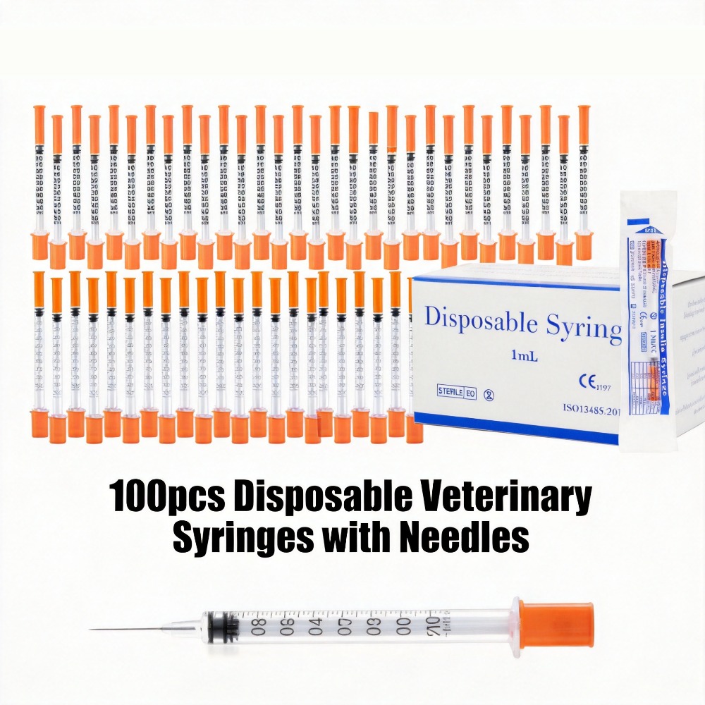 100pcs Disposable Syringe1ml 0 - Pet Supplies App 评论和价格