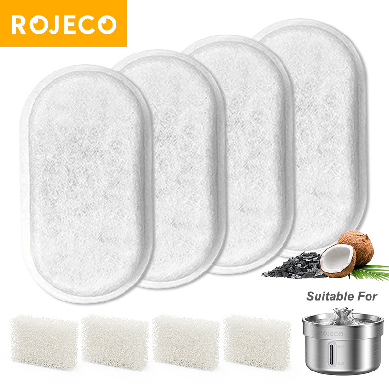 ROJECO Replaceable Water Fount - Cat Water Fountain Filter 评论和价格