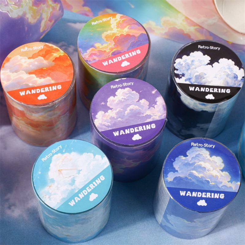 JIANQI 50mm X 2m PET Sky Cloud - Pet X Supplies & Tack 评论和价格